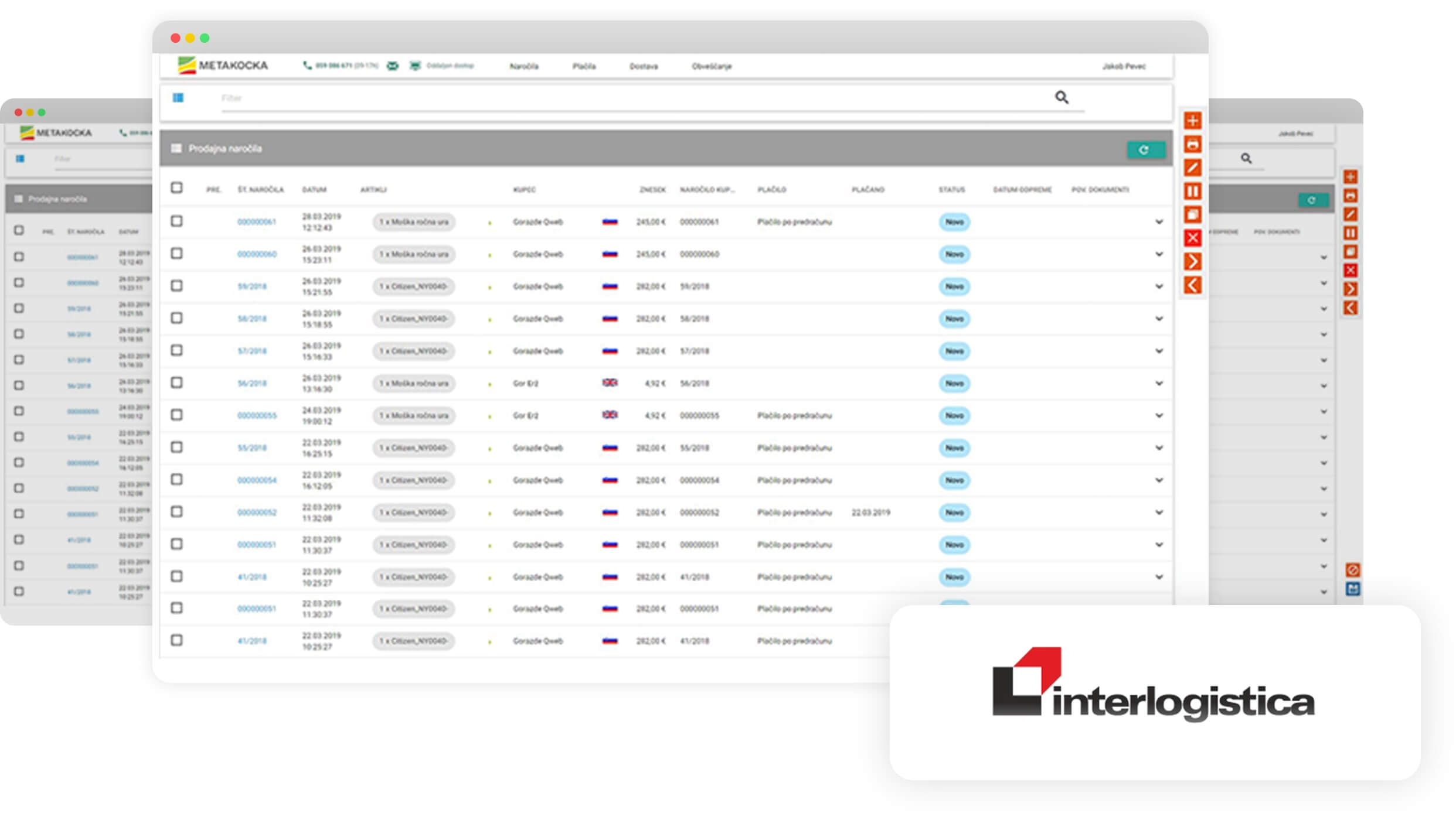 Integracija z Interlogistica